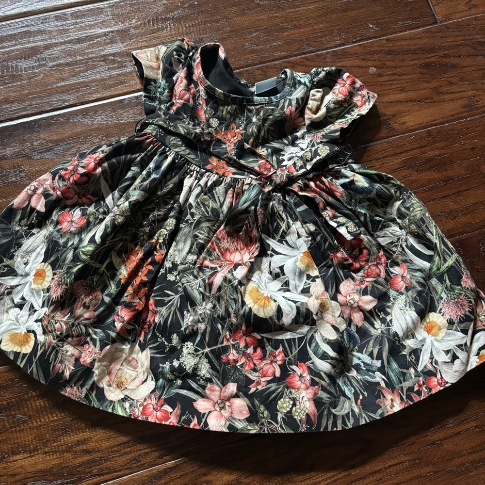 Edgehill Collection baby girl floral dress / Size 12 months